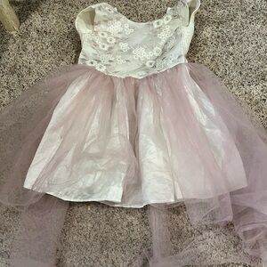 Floral Lace and Tulle Dress